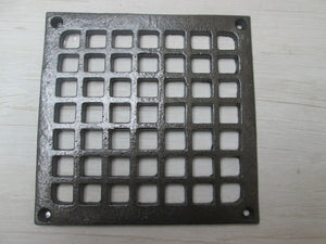 5inch Square Grille Cover Antique iron.