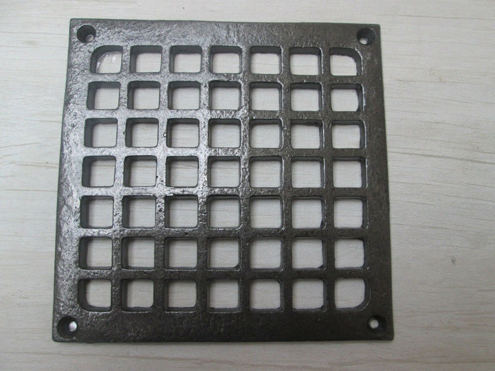 5inch Square Grille Cover Antique iron.