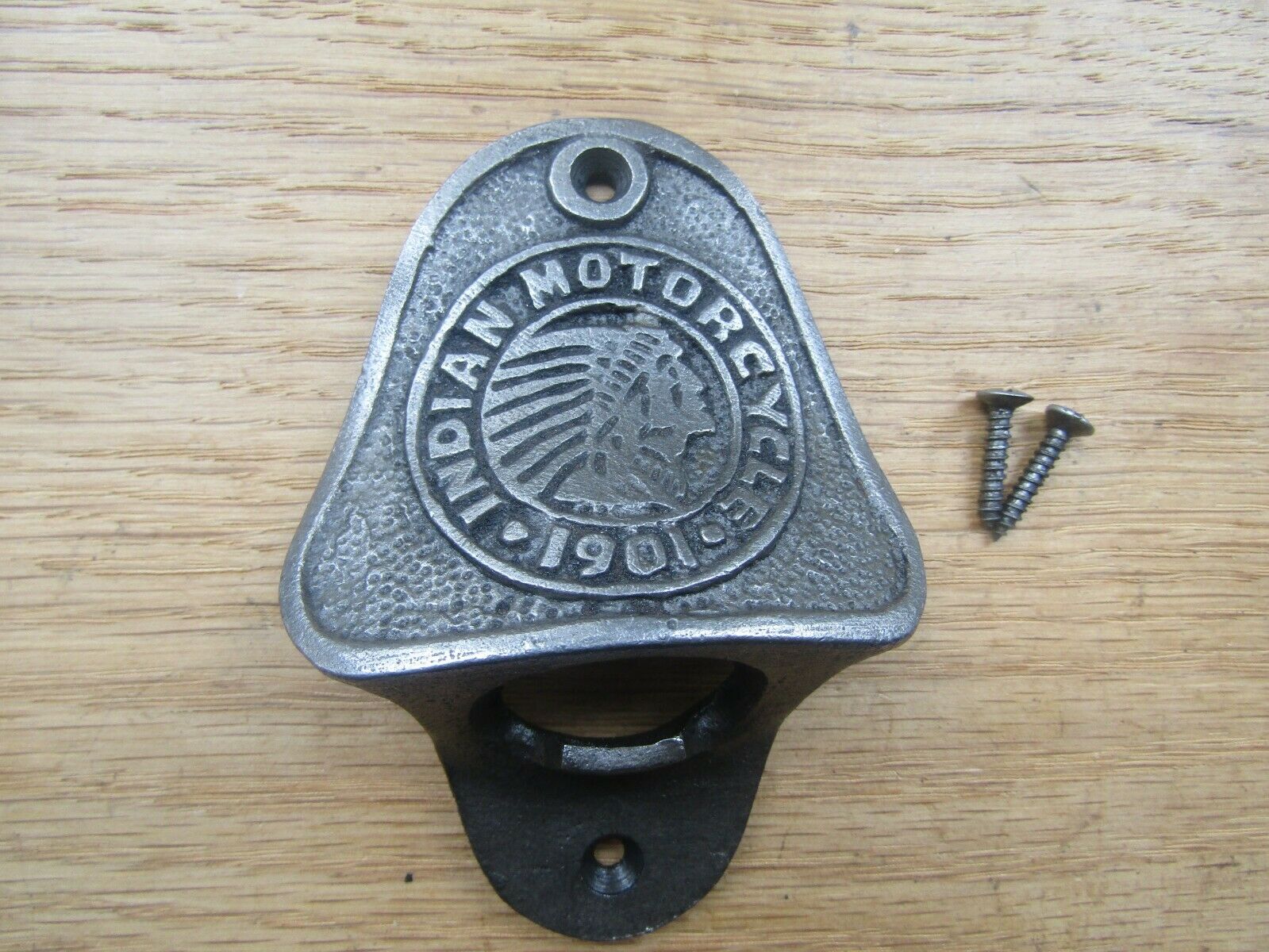 Indian Motorcycle 1901 Bottle Opener Cast Iron.