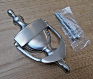 URN Door Knocker Polished Satin Chrome.