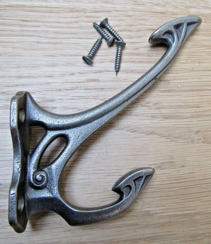 Monroe Coat Hook Antique Iron.