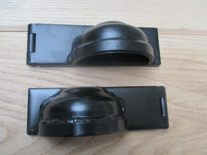 Shrouded Padlock Protector Hasp and Staple Left Hand.