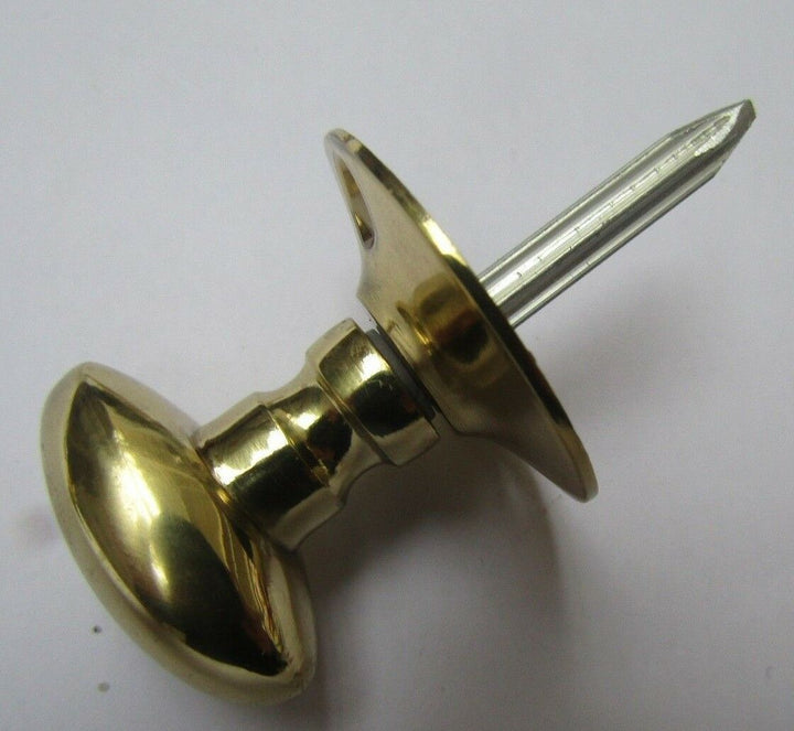 Polished Brass Oval Thumbturn only.