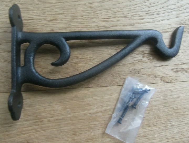 Garden Hanging Hook Bracket Black Antique.