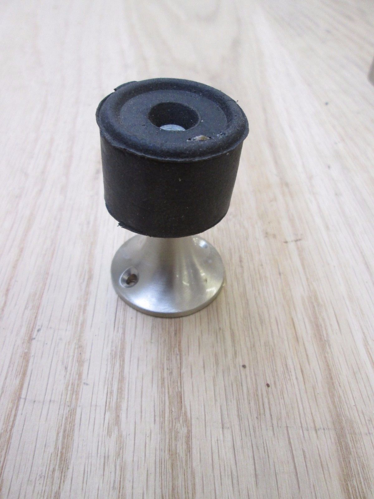 Door Stopper Pedestal Satin Aluminium.