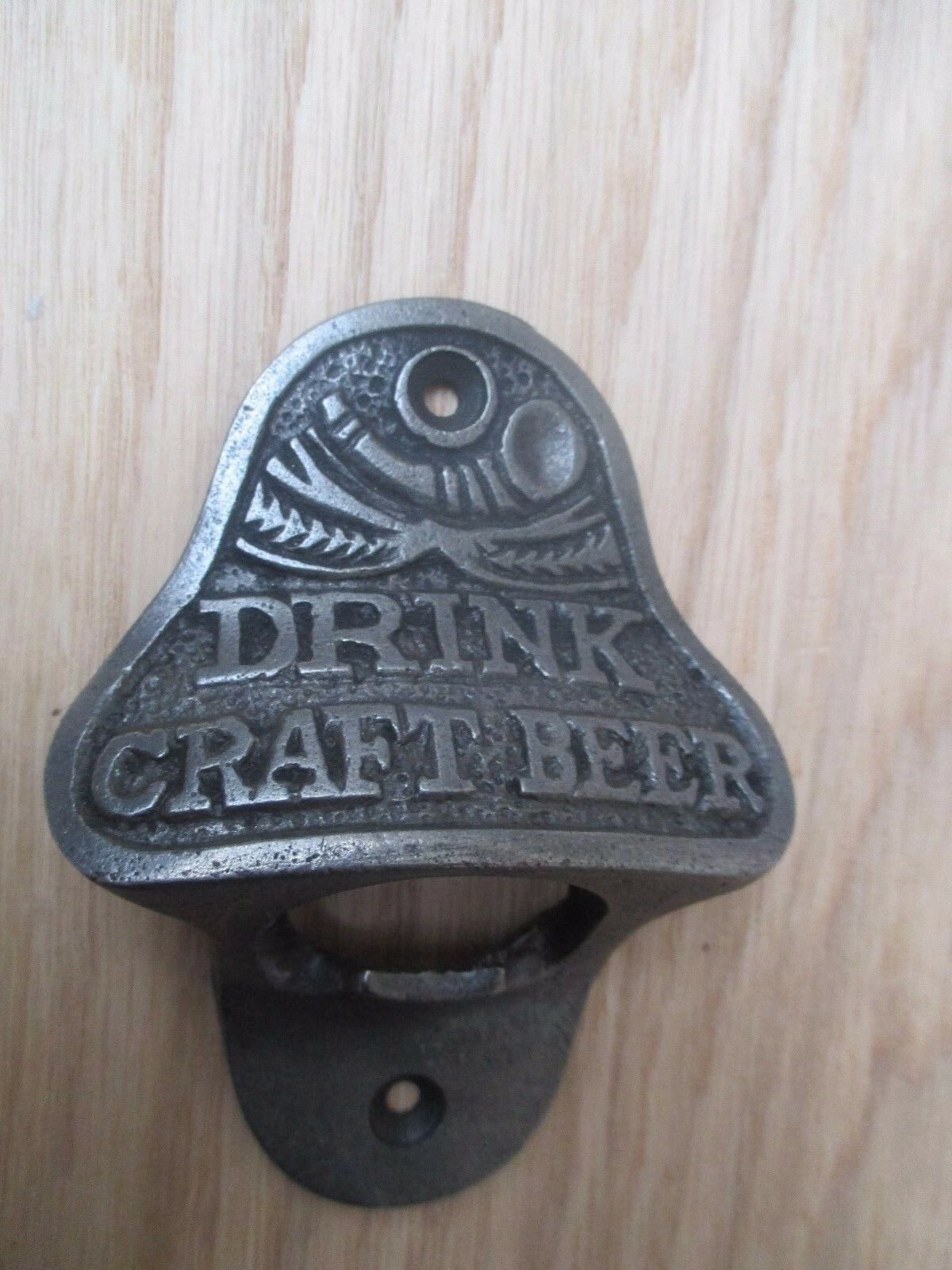 Cast Iron Drink Craft Beer Bottle Opener.