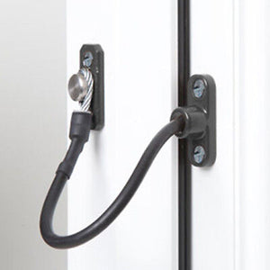 Jackloc Perma Cable Window Restrictor Black.