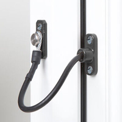Jackloc Perma Cable Window Restrictor Black.