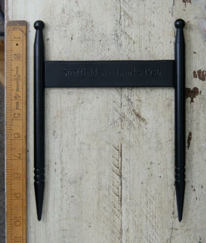 Plain Spike In Boot Scraper Black Antique.