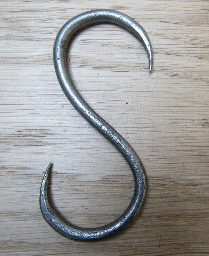 80mm Handforged S Hook Antique Iron.