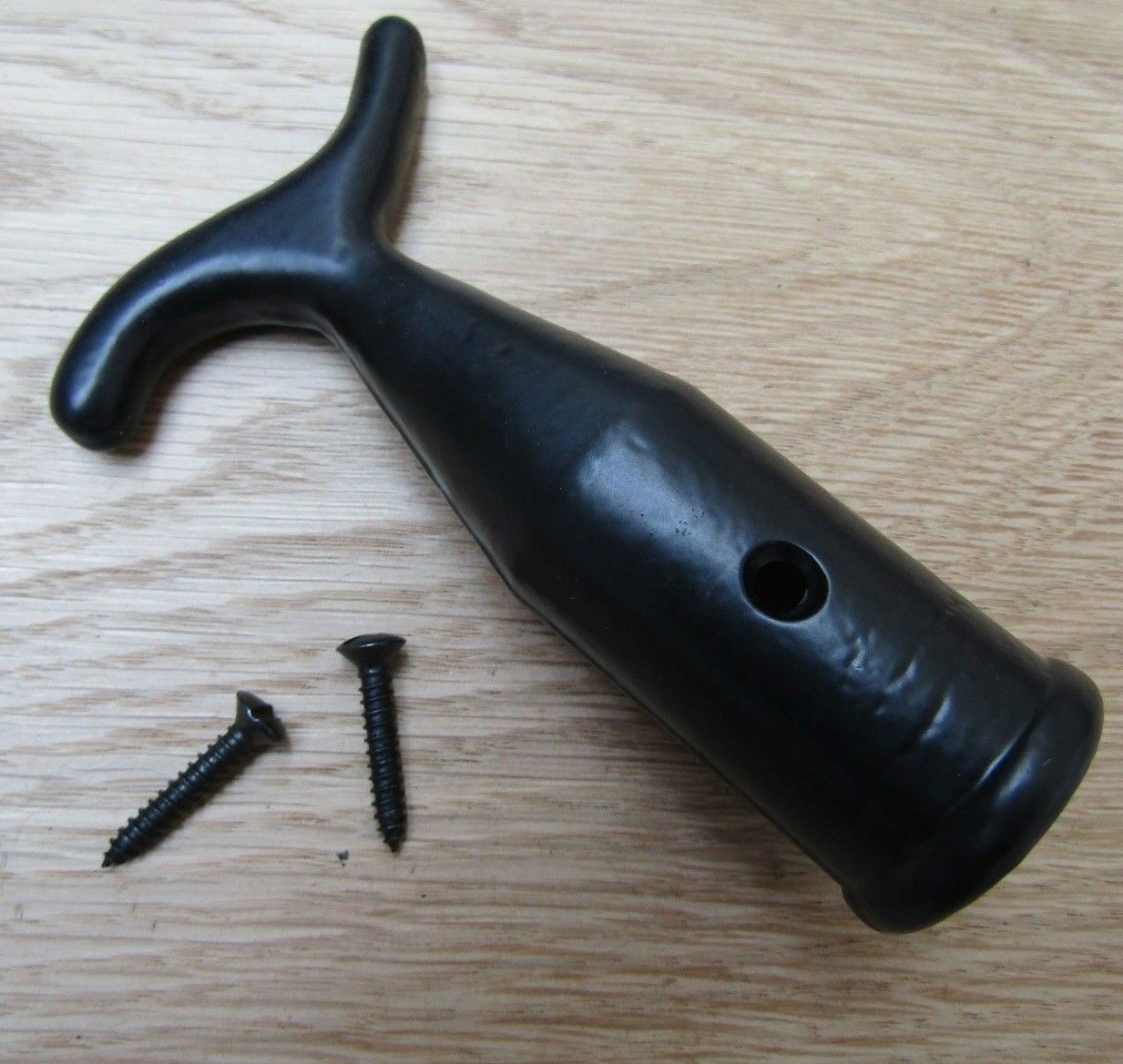 Sash Pole Hook Black Antique.