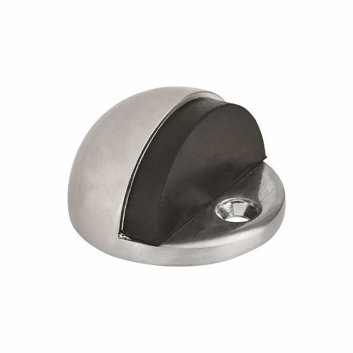 Door Stopper Half Moon Satin Aluminium.