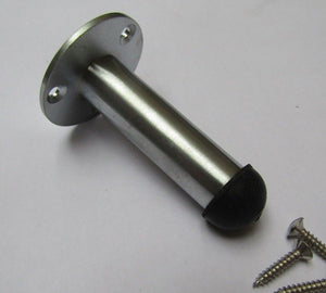 Door Stopper 2.5inch Pipe Satin Chrome.