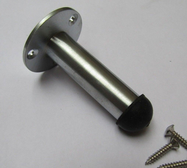 Door Stopper 2.5inch Pipe Satin Chrome.
