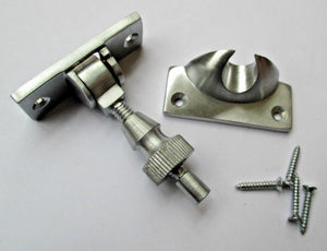 Satin Brushed Chrome Brighton Screw Down Fastener.