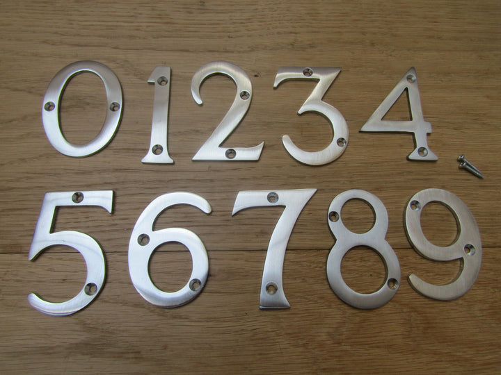 3inch Satin Chrome Number 4.