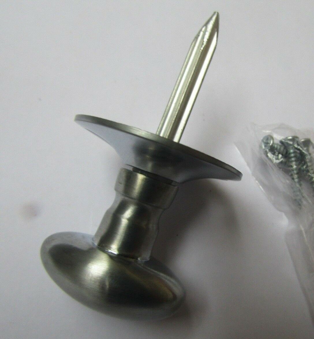 Satin Chrome Oval Thumbturn Only.