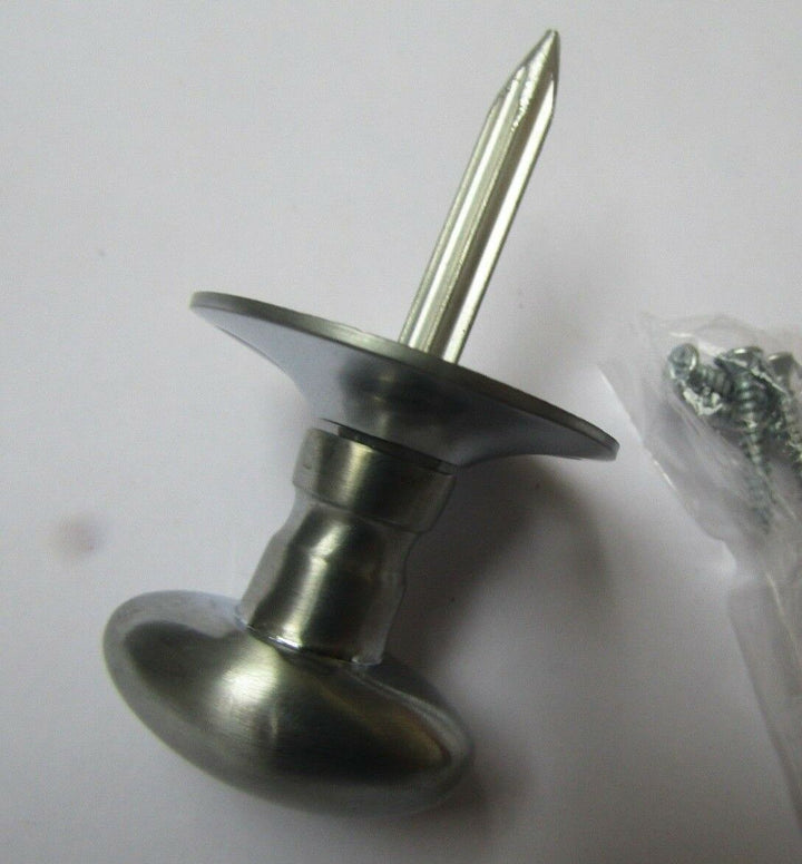 Satin Chrome Oval Thumbturn Only.