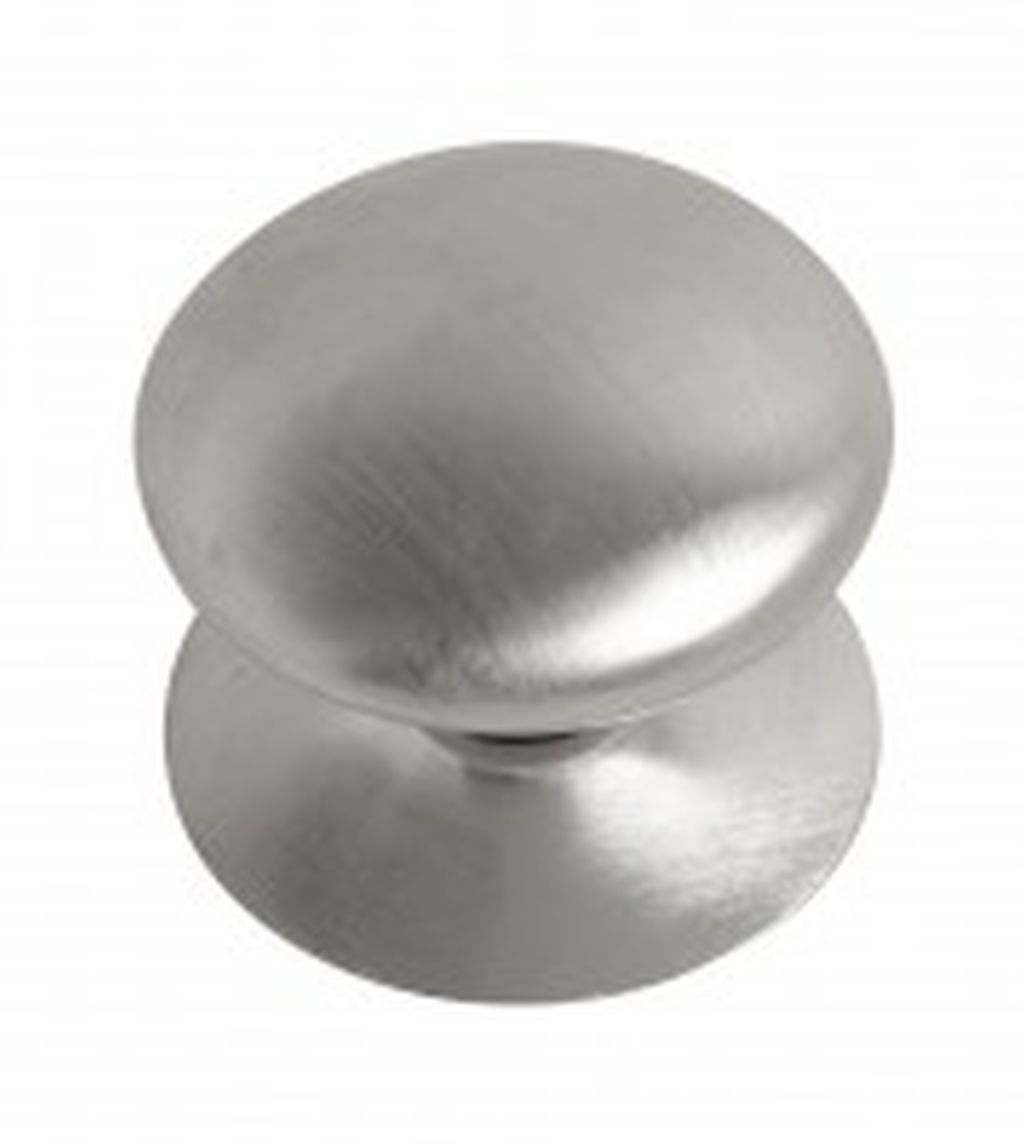 Victorian Cabinet Knob Satin Chrome 30mm.