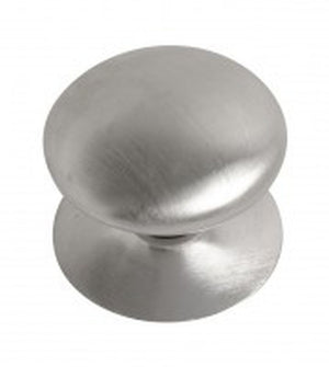 Victorian Cabinet Knob Satin Chrome 25mm.