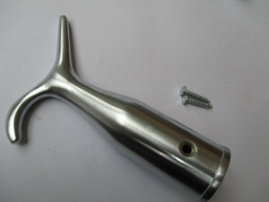 Satin Brushed Chrome Sash Pole Sky window boat hook.
