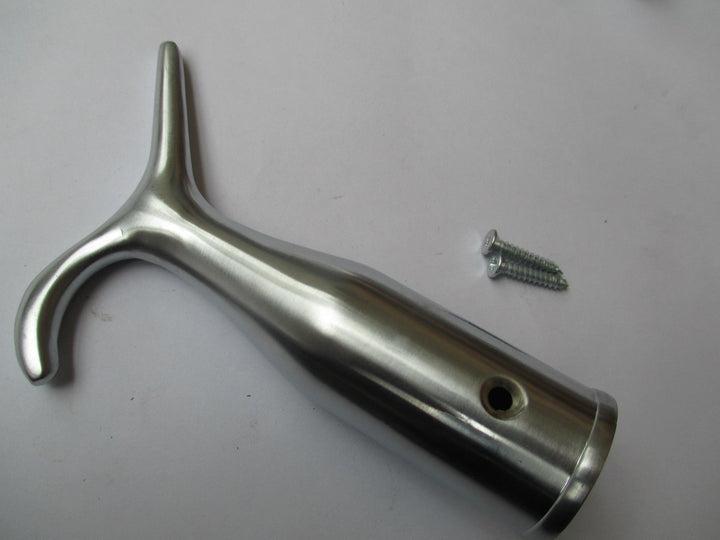 Satin Brushed Chrome Sash Pole Sky window boat hook.