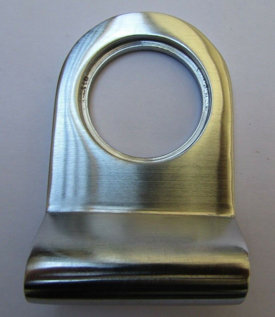 Cylinder Pull Satin Matt Brushed Chrome.