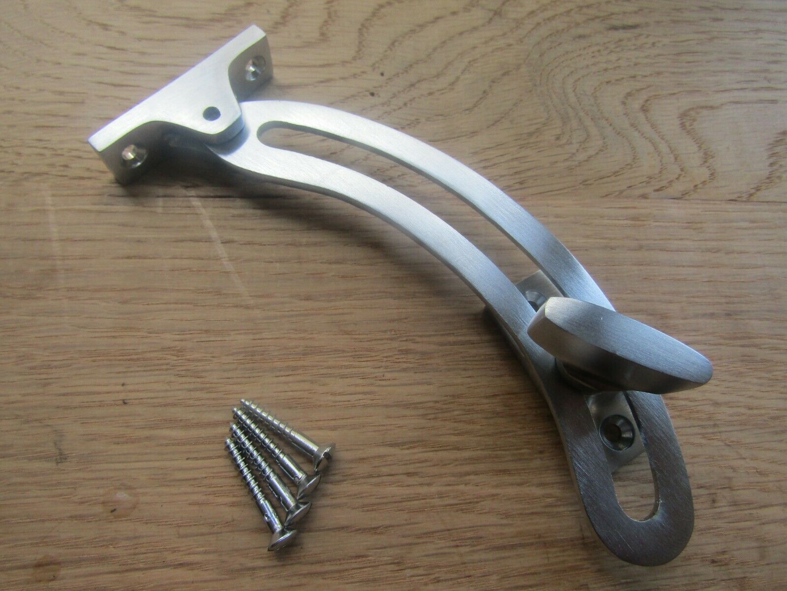 Adjustable Locking Quadrant Stay Satin Chrome.