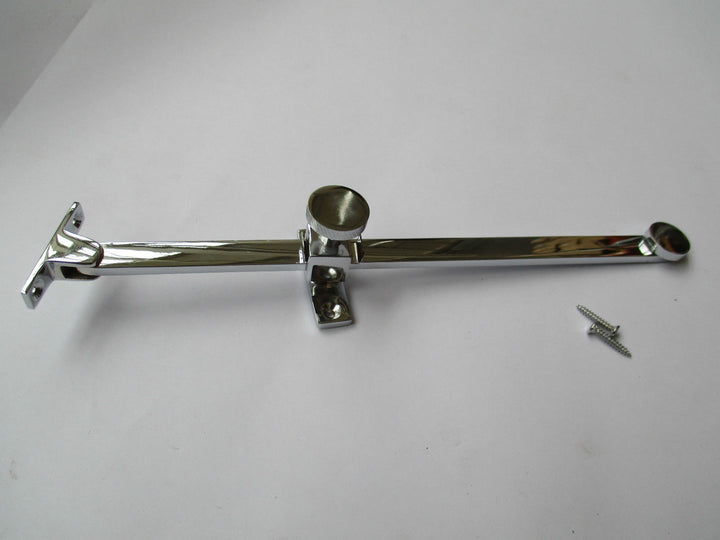 Screw down stay 10inch Polished Chrome.