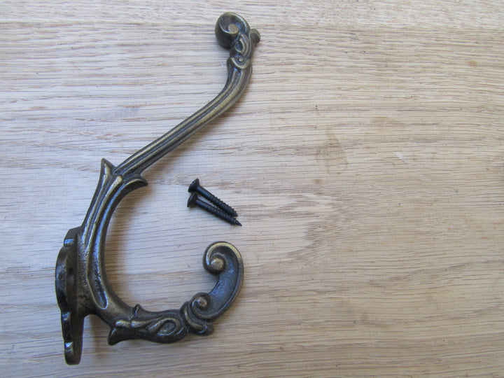 Sedgewick Coat Hook Antique Brass.