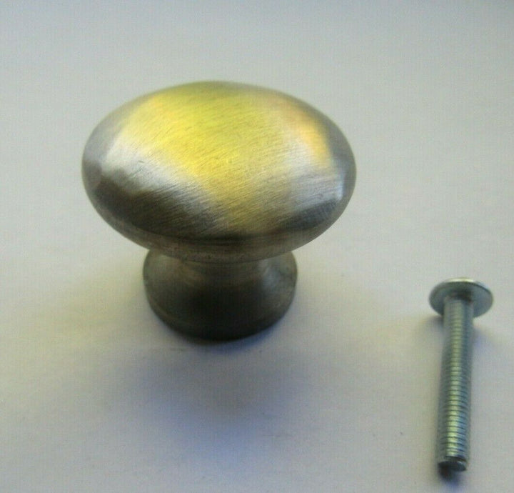 Shaker Knob Antique Brass 35mm.