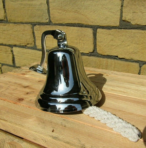 5inch Ships Bell Polished Chrome.