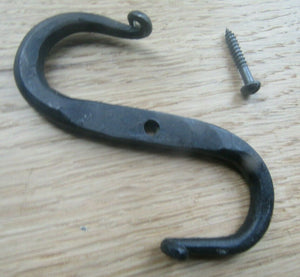 Shutter Dog Swivel Catch Black Wax.