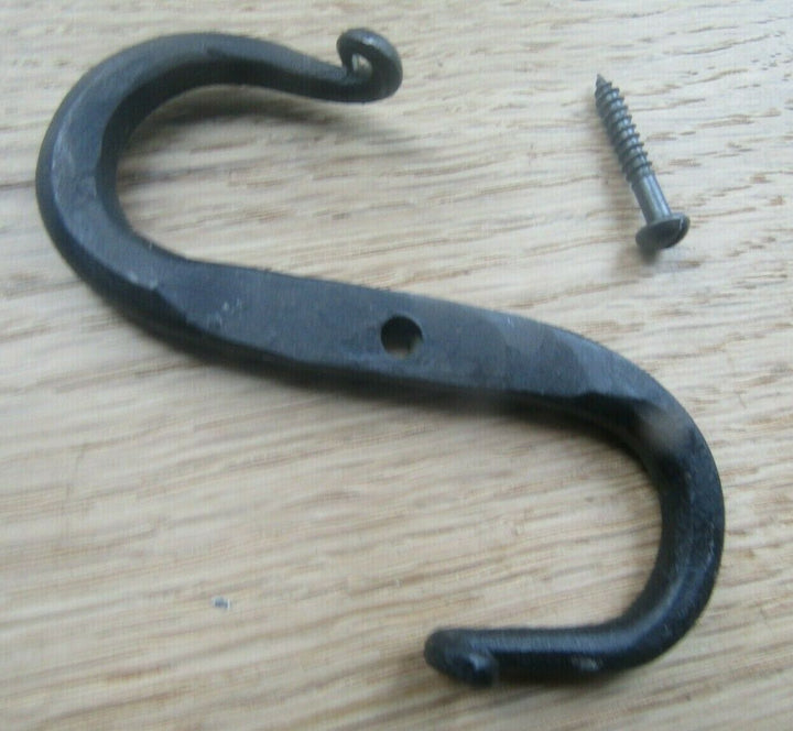 Shutter Dog Swivel Catch Black Wax.