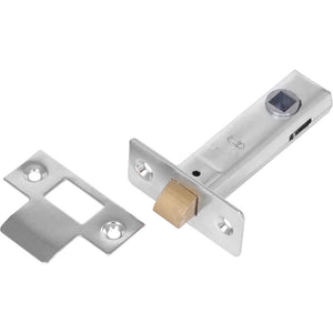 3inch Tubular Mortice Latch Nickel.