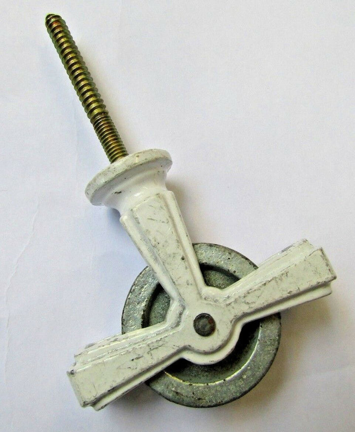 Screw In Ceiling Airer Single Pulley White.