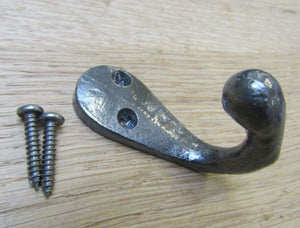 Pack of 5 Single robe hook Antique Iron.