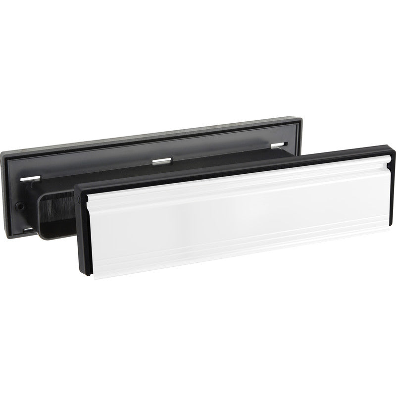 Telescopic Sleeved Letter Plate White.