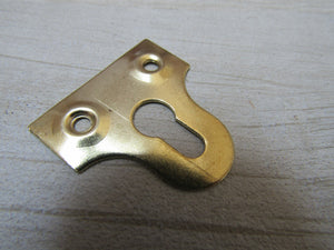 Pack of 10 Picture Mirror Plates Brass 38mm Slotted.