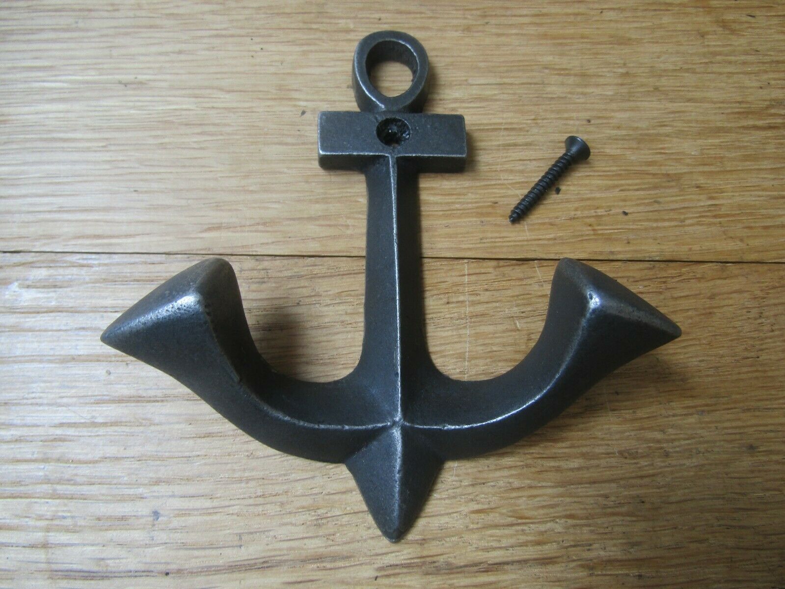 Cast Iron Small Anchor Hook Antique Iron.