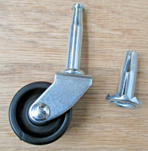 Furniture Swivel Socket Wheel & Peg.