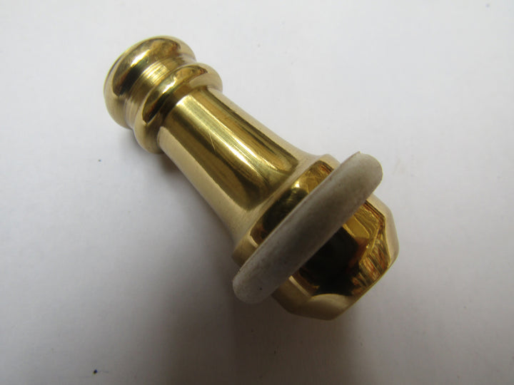 Small Solid Card Light Pull Polished Brass.