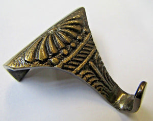 Solid Brass Ornate Picture Hook antique brass.