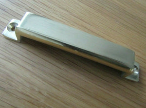 Solid Brass Rim Lock Keep Lipped with Lugs 120mm.
