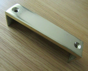 Solid Brass Rim Lock Keep Polished Brass 3inch.