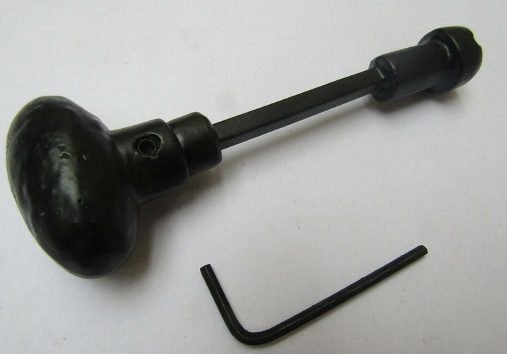 Spare Replacement Spindle bar Black Antique Bathroom Thumb Turn.