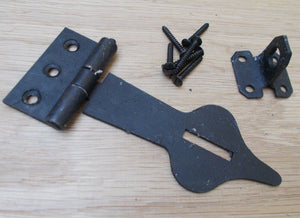 Hasp And Staple Spear Head Black.