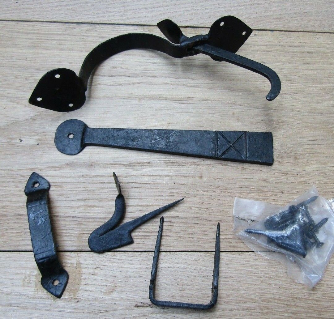 Suffolk Latch Spear Hand Forged Black Wax.