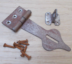 Hasp And Staple Spear Head Rust.