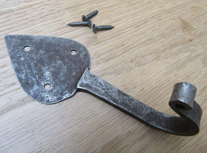 Antique Iron Handforged Large 120mm Spear Hook.